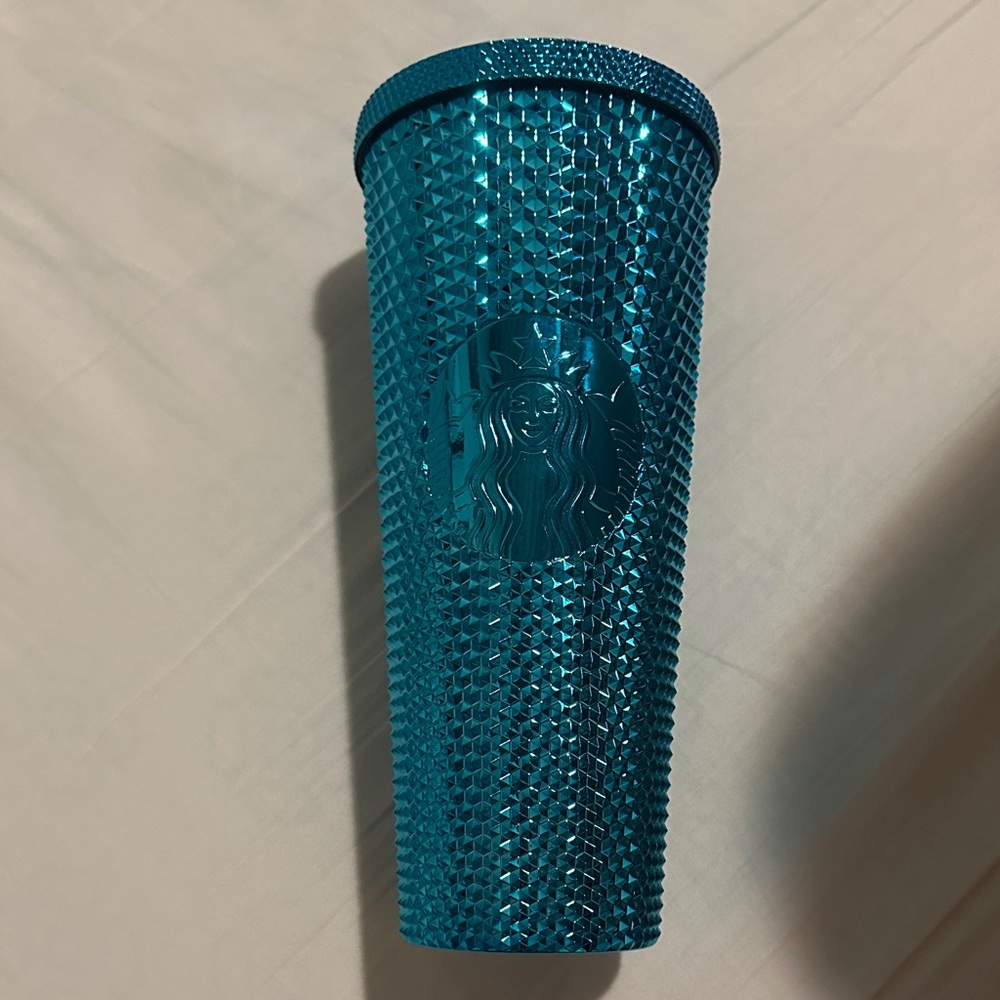 Starbucks Vibrant Blue Textured Tumbler